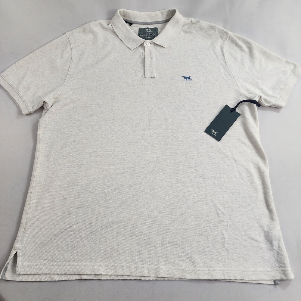 Rodd & Gunn Mens 3XL Polo Shirt Ice Grey Australian Cotton KP0005 003396-71